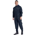 thumbnail image 4 of Sxiwei Mens One Piece Work Coveralls Mechanics Jumpsuits Long Sleeves Front Zipper Body Suits Navy Blue XL, 4 of 7