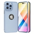 thumbnail image 2 of For Apple iPhone 14 (6.1") Hybrid Zinc Alloy Ultra Thin with Screen Protector 2in1 3D Full Protection 360° Full Body Cover ,Xpm Phone Case [ Blue ], 2 of 3