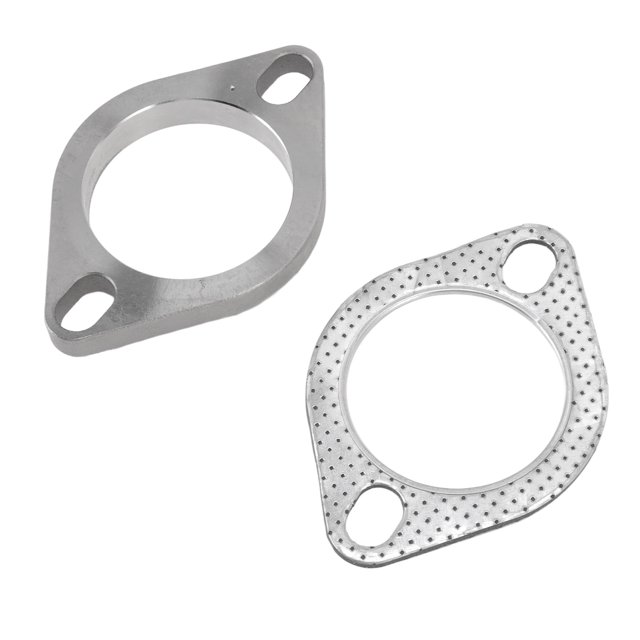 Kit de Conexión de Junta de Brida de Escape, Junta de Brida de Escape de Alta Dureza Bajo 2 Pernos de 2.5 Pulgadas para resonador