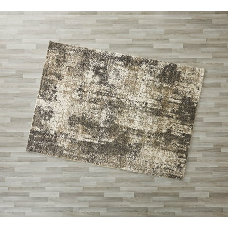 neutral abstract rug mainstays shag x46 accent indoor walmart