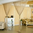 thumbnail image 5 of 2M*1M String Curtain Panels Door Fly Screen Hanging Beaded Curtains Room Divider Net, 5 of 10