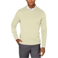 thumbnail image 1 of Suéter de punto acanalado Club Room para hombre color blanco roto XXX-Large, 1 of 1