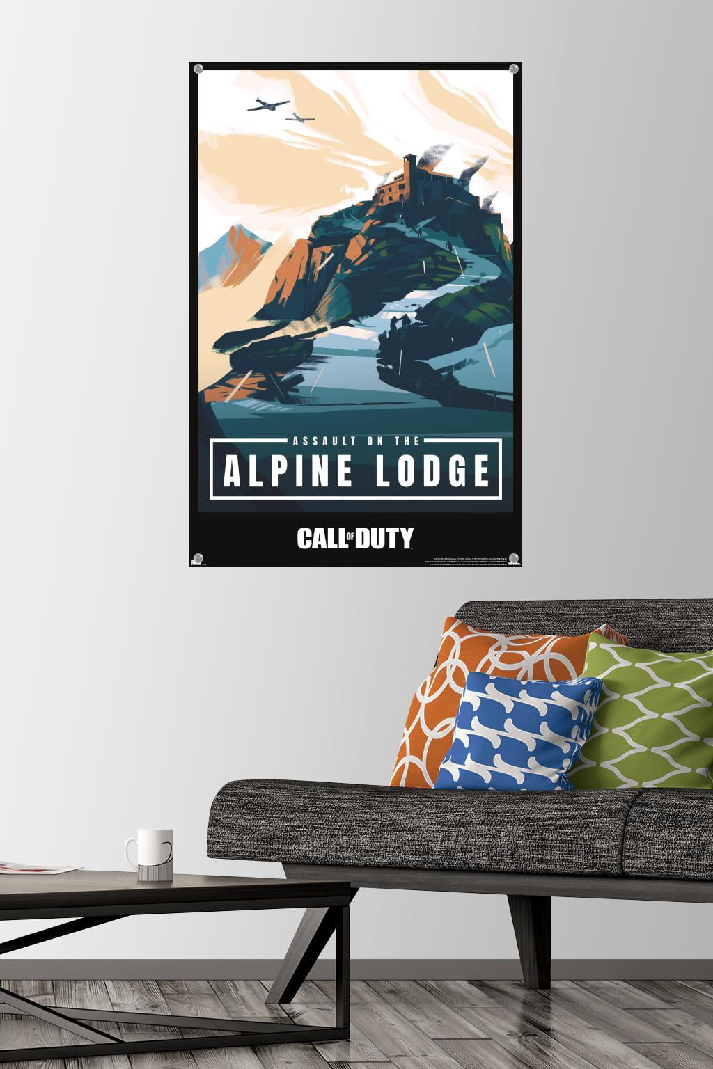 Call of Duty: Vanguard - Alpine Lodge Wall Poster with Pushpins, 22.375" x 34"