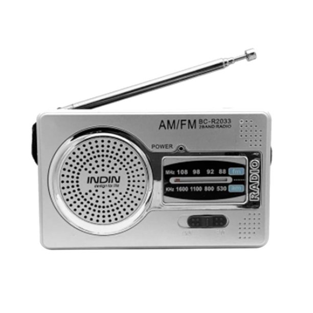 Famure Portable AM FM Radio Battery Operated Pocket Radio with Loud