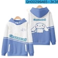 thumbnail image 1 of Sanrio-Sudadera con capucha de Cinnamoroll para mujer, suéter informal de dibujos animados Kawaii, ropa holgada de gran tamaño para estudiantes, primavera y otoño, 1 of 4