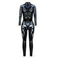 thumbnail image 6 of FYEGRE Women's Carnival Jumpsuit Women's Futuristic Skeleton Robot 3D Print Full Body Jumpsuit with Back Zipper Halloween Black XXL, 6 of 6