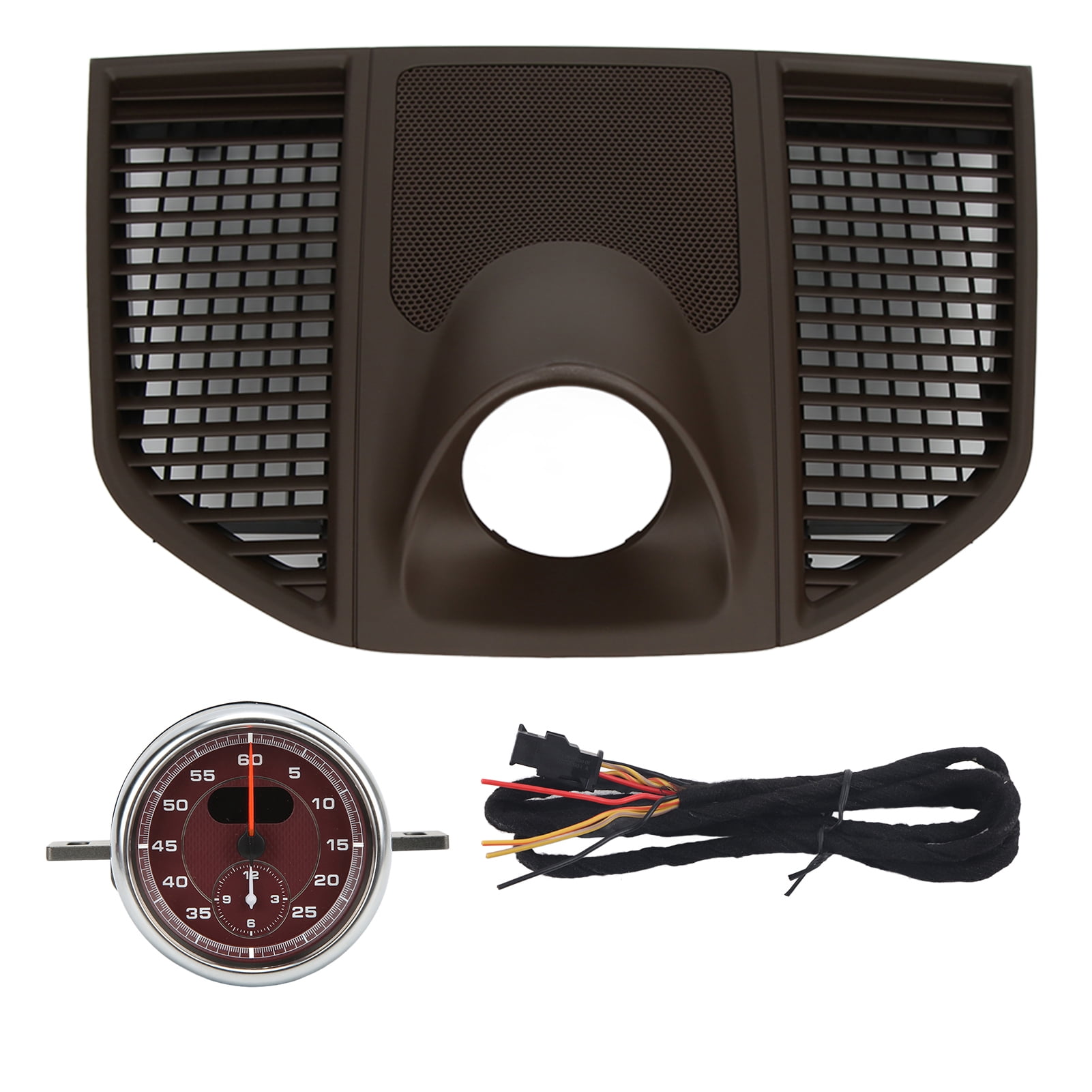 Embellecedor Envolvente Del Reloj Del Tablero, Cubierta Superior Del Panel Del Tablero Cubierta De La Rejilla Del Reloj Del Tablero Rendimiento De Primer Nivel