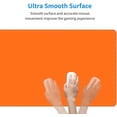 thumbnail image 4 of Orange Mouse Pad Extended Large Gaming Mousepad XL Big Long Oversized Desk Mat Stitched Edges 31.5 X 11.8 Inch for Home Office, 4 of 6