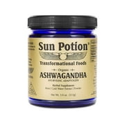 Ashwagandha Powder - Organic Root Herbal Extract and Supplement, Adaptogenic Herb - Healthy Aid for Stress Depression Anxiety Energy Liver Thyroid Adrenal - 111g Jar