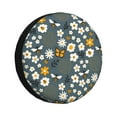 thumbnail image 2 of Balery Flowers and Bee Tire Covers - Tough Tire Wheel Protector for Truck, SUV, Trailer, Camper, RV -14 inch, 2 of 8