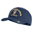 thumbnail image 2 of U.S. Army 13th Airborne Divison Embroidered Retro Cotton Blend Snapback Cap - Navy OSFM, 2 of 5