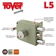 thumbnail image 2 of cerradura de sobreponer de acero, 2 of 6