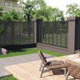 thumbnail image 1 of vidaXL Louver Fence WPC 180x180 cm Dark Grey, 1 of 3