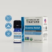 Forces of Nature Eczema Control, Natural, Organic, Relief for Itching, Redness, Plant-based Oil, 5ml