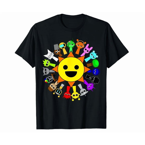 All Sprunki Around Mr Sun For And Birthday Wenda Shirt Unisex S-5Xl Hot Trending Shirt, Vintage Birthday Gift