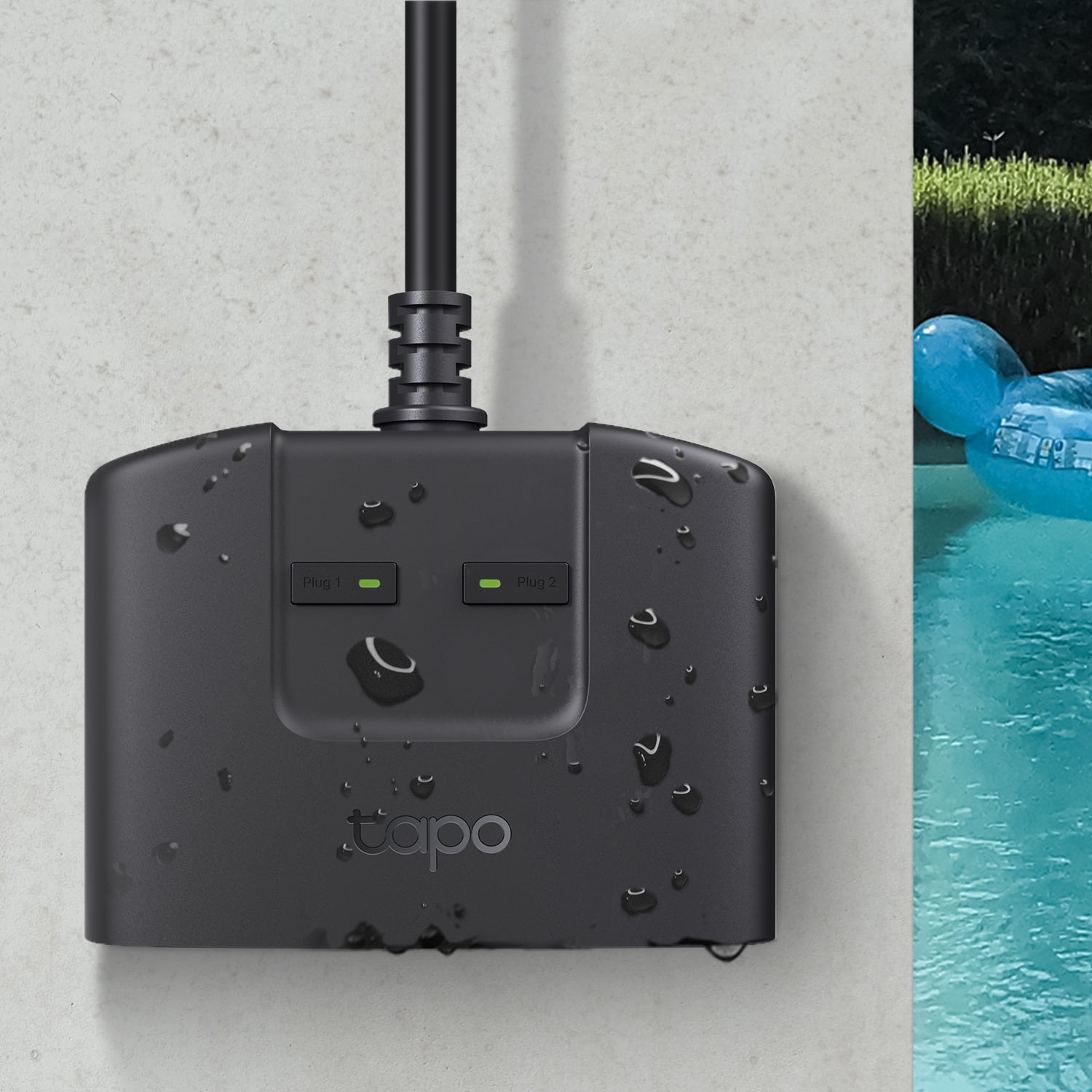 TP-Link Tapo Wi-Fi Smart Weatherproof Outdoor Dual Plug, PW25