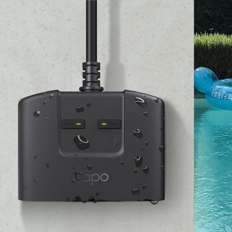 TP-Link Tapo Wi-Fi Smart Weatherproof Outdoor Dual Plug