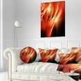 thumbnail image 3 of Designart Abstract Warm Brown Fractal Design - Contemporary Abstract Throw Pillow - 12x20, 3 of 5
