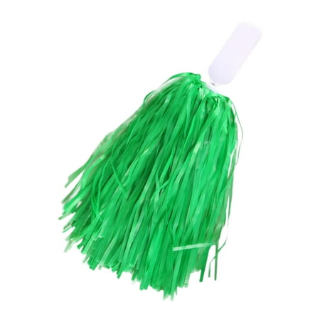 

2PCS Cheerleading Handheld Color Flower Sports Activities Performance Cheering Supplies Fan Shaped High Density Color Strips Handle Design Off