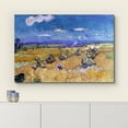 thumbnail image 3 of wall26 Canvas Print Wall Art Wheat Field with Reaper by Master Artist Vincent Van Gogh Nature Wilderness Illustrations Fine Art Relax/Calm Multicolor for Living Room, Bedroom, Office - 24"x36&qu, 3 of 5