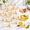 Light Yellow-30, variant on Clear 30 Pack Plastic Martini Glasses, 10oz Reusable Ribbed Coupe
