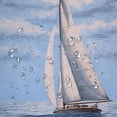 thumbnail image 5 of Creowell Sailboat Ocean Sky Modern Waterproof Shower Curtain for Country Cottage & Farmhouse Bathroom Decor with Hooks 69x72, 5 of 7