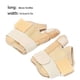 thumbnail image 5 of Naiovety Muñequera Protección de manos Envoltura Cómoda Guardia de ejercicio Patio de juegos Ropa Deportiva, Zapatos Color de piel Naiovety OD023668-03, 5 of 6