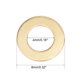 thumbnail image 3 of 100 Pcs 4mm x 8mm x 0.5mm Arandela plana de cobre para tornillo y perno, 3 of 3