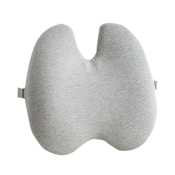 Cojín Trasero Para Silla De Escritorio, Cojín Para Descanso De Cintura, Funda Extraíble, Almohada Lumbar, Color Gris Claro