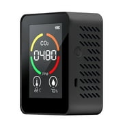 Walmeck 3 in 1 Carbon Dioxide Detector Air Quality Humidity Air Analyzer for CO2 Digital CO2 Meter for Home Office