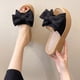 thumbnail image 1 of Mujeres Bowknot Beach Summer Pantuflas Plataforma Slope Heels Plus Size Shose Wmkox8yii  hj789, 1 of 6
