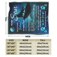 thumbnail image 3 of Wijzvio To My Son Throw Blanket Soft Fuzzy Fleece Blanket For Couch Bed Living Room Decoration 60"X50", 3 of 9