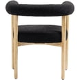 thumbnail image 2 of Meridian Furniture Chaise de Salle à Manger Noire Hyatt, 2 of 8