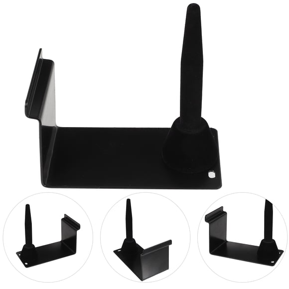FENGGUIQU Soporte De Pared Negro Para Flauta Y Saxofón En Hierro Y Plástico Duradero