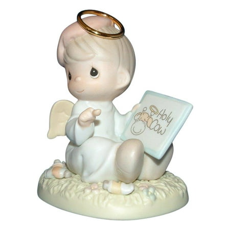 Precious Moments: 272558 I Think You Re Just Divine This Baptism themed Precious Moment is the perfect porcelain figurine to grow your collection  inspire another collection  or give as that special gift. Aptly titled I Think You Re Just Divine  this figurine features animals or adorable children with tear dropped shaped eyes. Their expressions will tug at your heart strings  and the pastel coloring makes it a subtle yet elegant addition to your home. Place it in your curio cabinet  on your bedside table or proudly displayed in your living room. Wherever you put this porcelain bisque figurine  it’s sure to bring smiles and joy to your home.