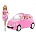 thumbnail image 1 of Vehículo para Muñecas Barbie Fiat Rosa con Muñeca, 1 of 1