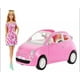 thumbnail image 1 of Vehículo para Muñecas Barbie Fiat Rosa con Muñeca, 1 of 1