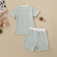 thumbnail image 4 of Baby Boy Summer Outfit Striped T-shirt Toddler Boy Summer Clothes 6 12 18 Months 2 3 4 5 T Kids Boy Short Set, 4 of 7