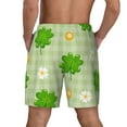 thumbnail image 2 of Lsque Mens Swim Trunks St Patrick's Day11 Pattern - Bathing Suit Compression Liner - Beach Swim Shorts Swimwear - (S-3XL) - Stretch Quick Dry -Small, 2 of 9