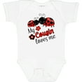 thumbnail image 3 of Inktastic My Cousin Loves Me with Cute Ladybugs Boys or Girls Baby Bodysuit, 3 of 5