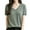 Green, variant on Arlun Women's Short Sleeve V-Neck Sweaters Casual Lightweight Solid Color Knit Sweater Soft Comfortable Base Layer Pullover Tops White XL