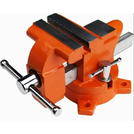 4 Mechanic Work Bench Tabletop Vise Clamp On Swivel Locking Base