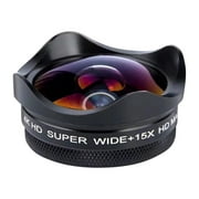 Apexeon Camera lens,15X ro Lens Camera Lens Universal Clip Compatible Lens Universal Clip Lens 0.45X 15X dsfen ERYUE