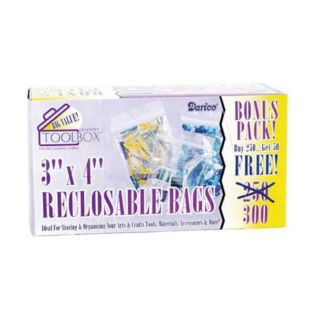 Recloseable Bags 300 Pc Bx 3X4 Value Pack
