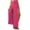 Hot Pink, variant on Womens Maxi Skirt Double Split Long Style Stylish Elegant Two Side Slit Designed for Comfort and Versatility for Casual or Formal Occasions