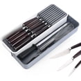thumbnail image 2 of YILOSF-Expandable Drawer Organizers with Knife Block Knife Drawer Organizer stackable Cutlery Tray Knife Holder adjustable tray with Knife Block 9 Knives slot DIY drawer organizer(1 pack), 2 of 3