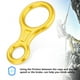 thumbnail image 2 of Escalada Rappel Safety 35KN Monta?ismo Escalada Figura 8 Cuerda Descensor Anillo(Oro) Escalada 8 Anillos Spptty montañismo acampar, 2 of 7