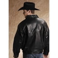 thumbnail image 2 of Roper Western Jacket Mens Nappa Bomber Zip Black 02-097-0524-0715 BL, 2 of 2