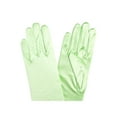 thumbnail image 1 of Gravity Threads Ladies Satin Opera Gloves Above the elbow Light Green, 1 of 2