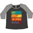 thumbnail image 3 of Inktastic Martial Arts Eat Sleep Ju Jitsu Repeat Women's Plus Size T-Shirt, 3 of 5